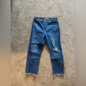 Levi's High Rise Wedgie Straight Jeans